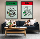 Motivational Monopoly Posters: Transform Your Space and Mindset with Vice x Virtue Posters