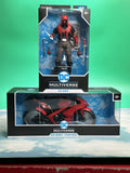 Mcfarlane Toys Red Hood Figure And Sports Bike Bundle DC Multiverse *On Hand*