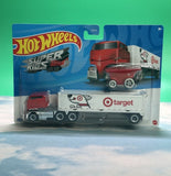 Hot Wheels Target Semi Bullseyes Big Rig Truck Trailer Super Rigs Cart Dog Hw