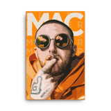 Orange Dream – A Vibrant Tribute to Mac Miller Canvas Print