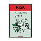 Risk: The Game of Winning – Framed Monopoly Monopoly Poster