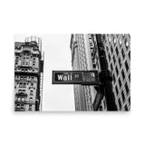 Wall Street – Black & White Urban Poster