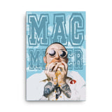 Mac Miller 24x36 Blue Canvas