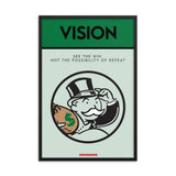 Monopoly Vision Framed poster